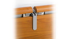 Accessoirebevestiging voor montage aan het zijpaneel